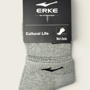 ERKE Cotton 11326212024-103 Men Flat Ankle Socks -